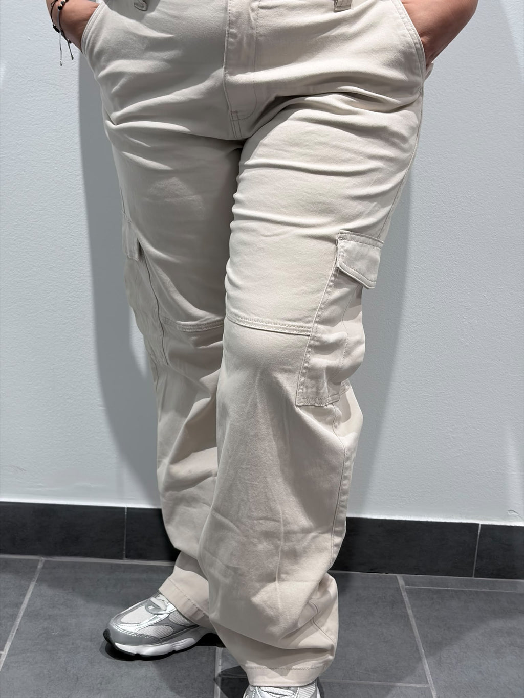 Pantaloni Cargo Bej
